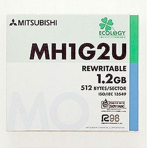 送料無料 三菱化学メディア MOディスク 5インチ1.2GB 1枚スリーブケース入 複数あり