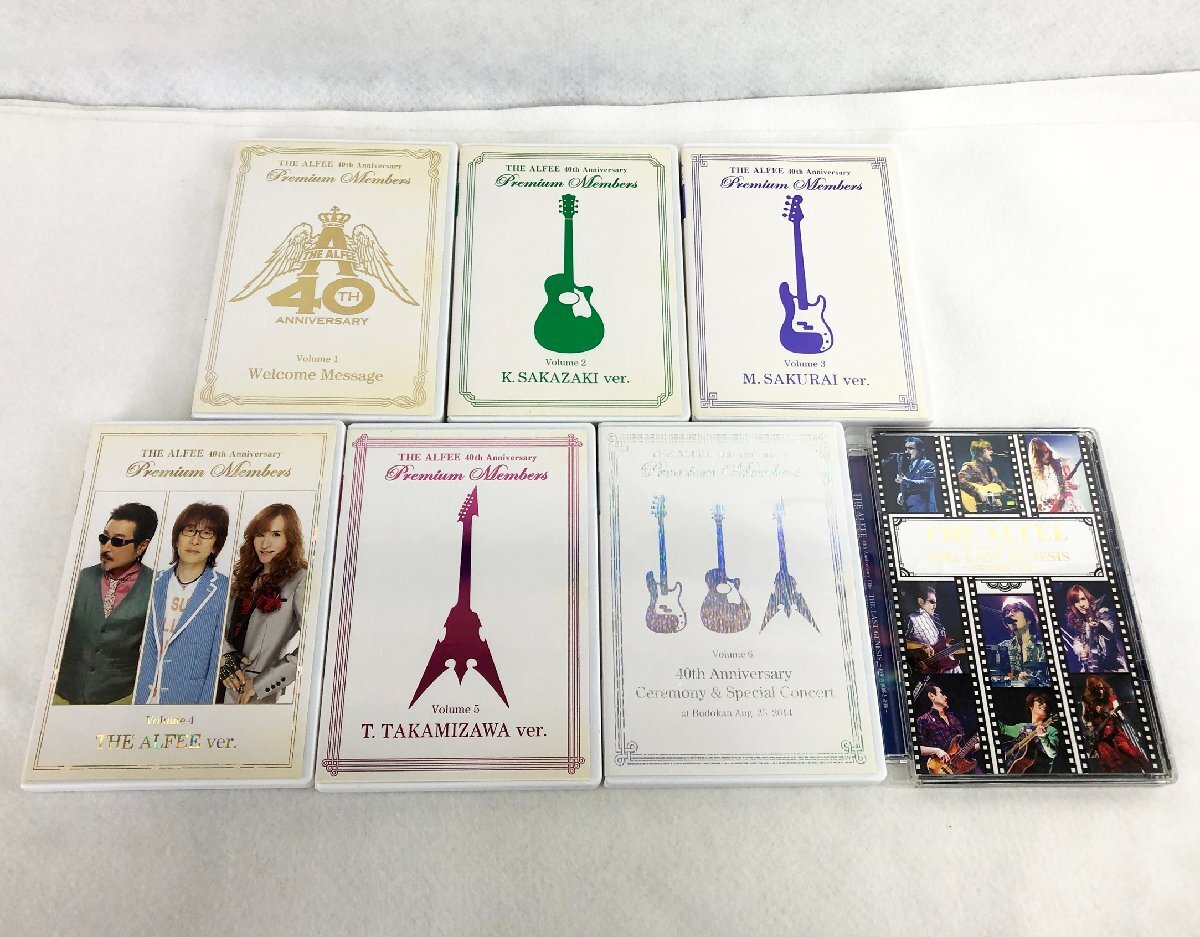 ☆中古品☆DVD6枚＋Blu-rayDisc1枚セット THE ALFEE アルフィー