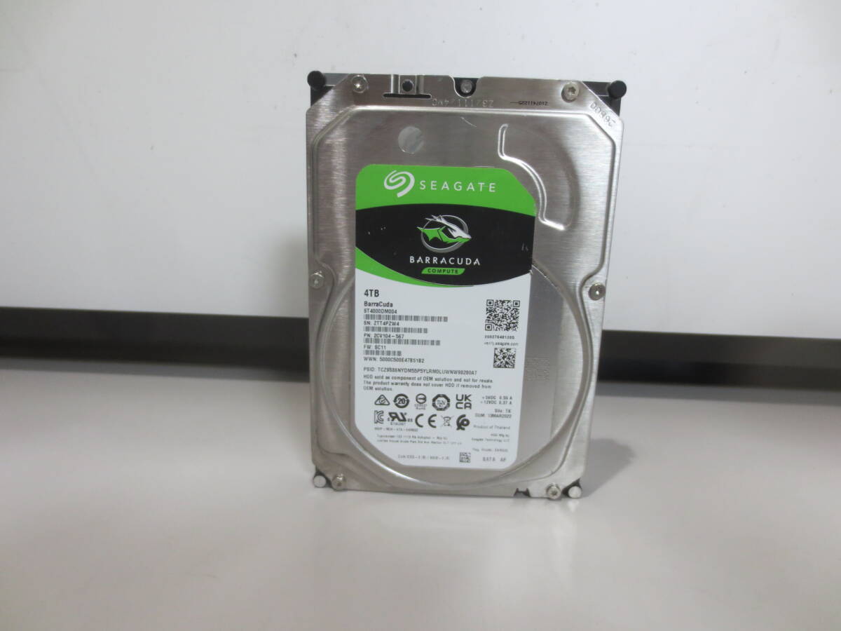 SEAGATE BARRACUDA ST4000DM004 4TB 内蔵ハードディスク おまけHDD