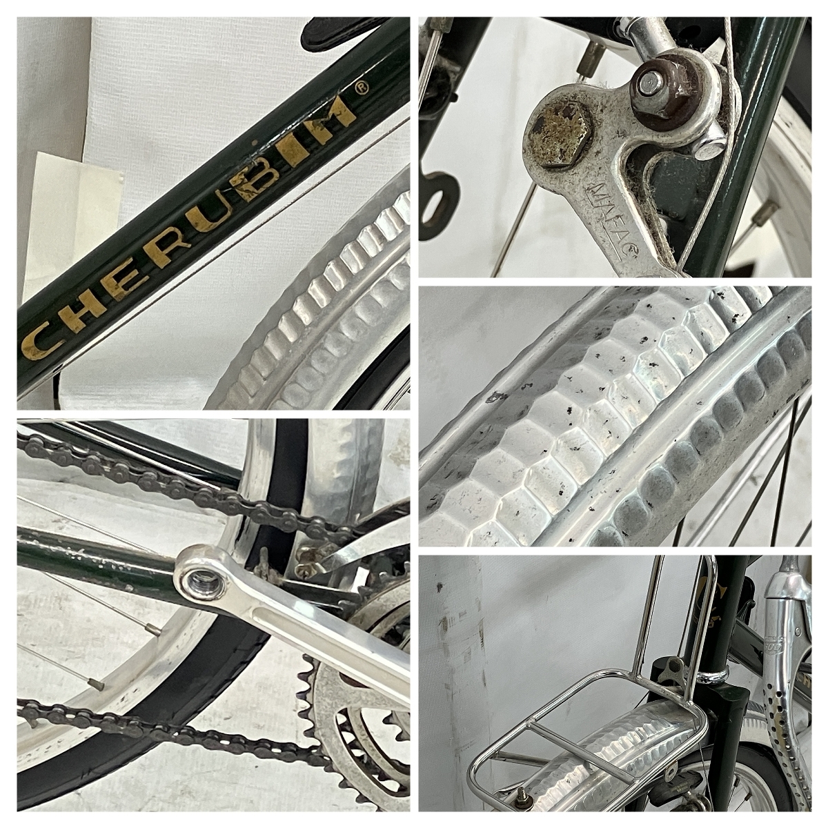 CHERUBIM ランドナー 1980年頃 ラグレスロードバイク ハンドメイド 今野真一 ケルビム ビンテージ 自転車 ジャンク C9690914_9