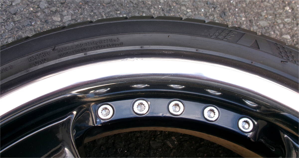 ●スピードスター SSR SP1-R 16×5.5J INSET45 4H PCD100 ブラック タイヤ 165/45R16●_3