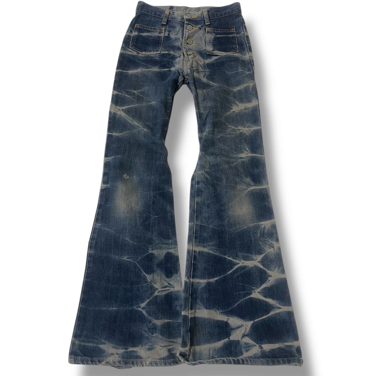 00s japanese label Tornado mart super flare denim pants lgb 14th 
