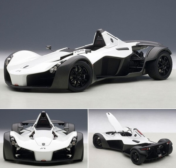 オートアート 1/18 : BAC MONO (White) : AUTOart 自動車 ミニカー