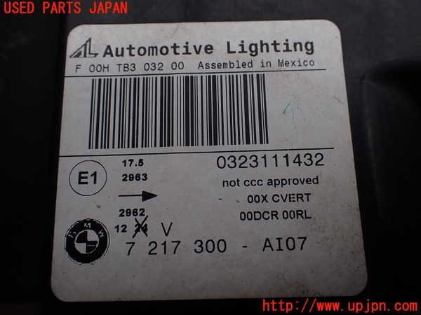 2UPJ-19621130]BMW X3 F25(WX30)右ヘッドライト HID 中古 X3 HID BMW Front Assembly ハイブリッド車・EV車対応