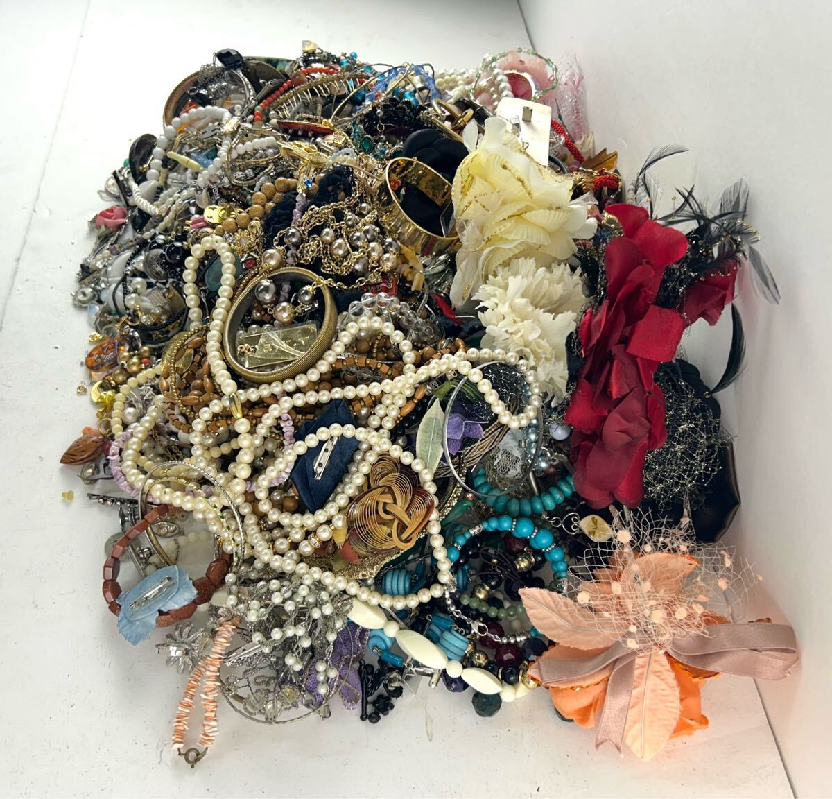 MK151】1円スタート 約6kg!! アクセサリー大量おまとめ ネックレス 