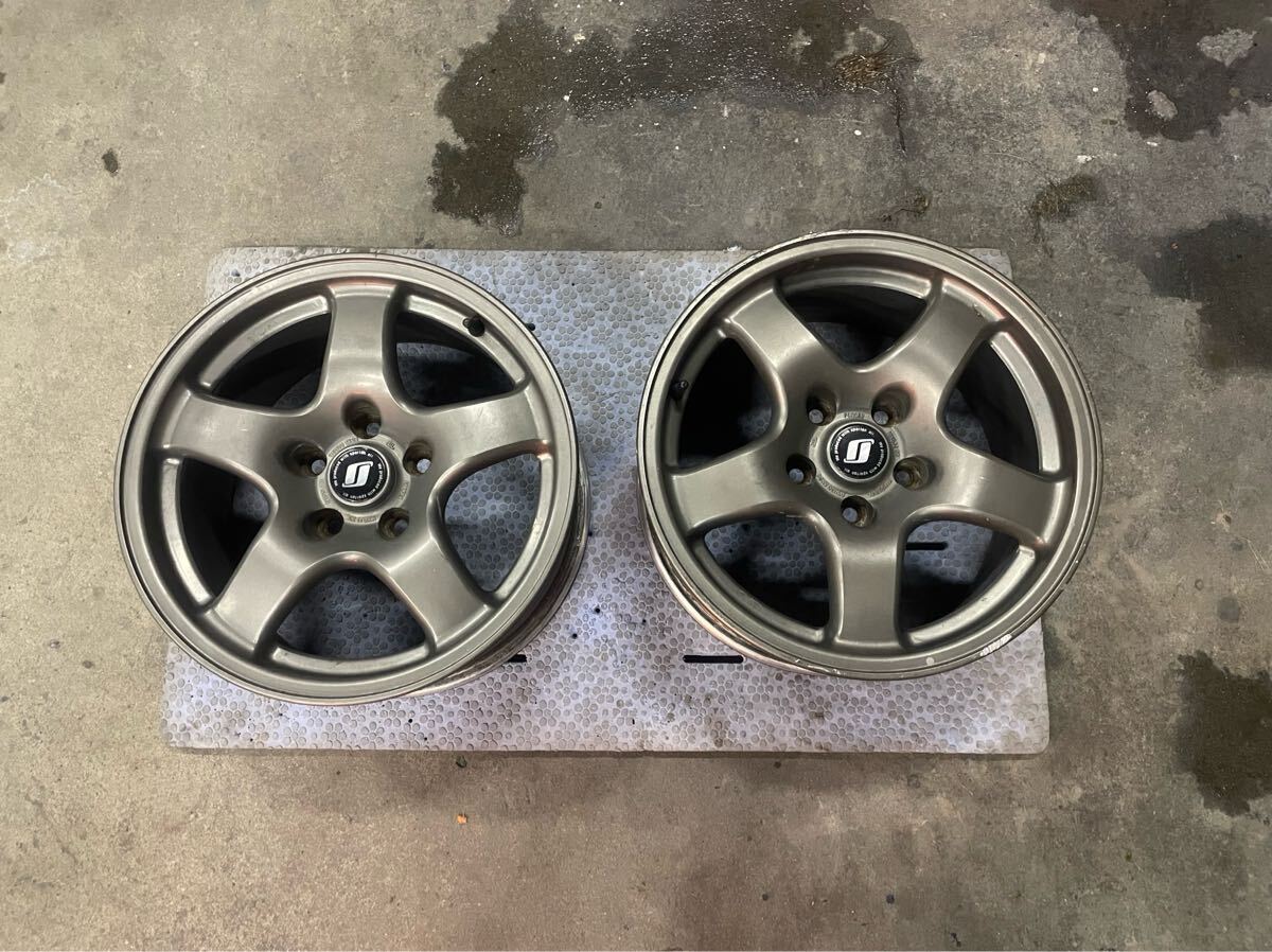 ドリケツ　16インチ　BNR32 32GTR r32 純正　ホイール 日産 スカイラインGTR R32 純正ホイール 2本 中古品 BNR32 16インチ8J+