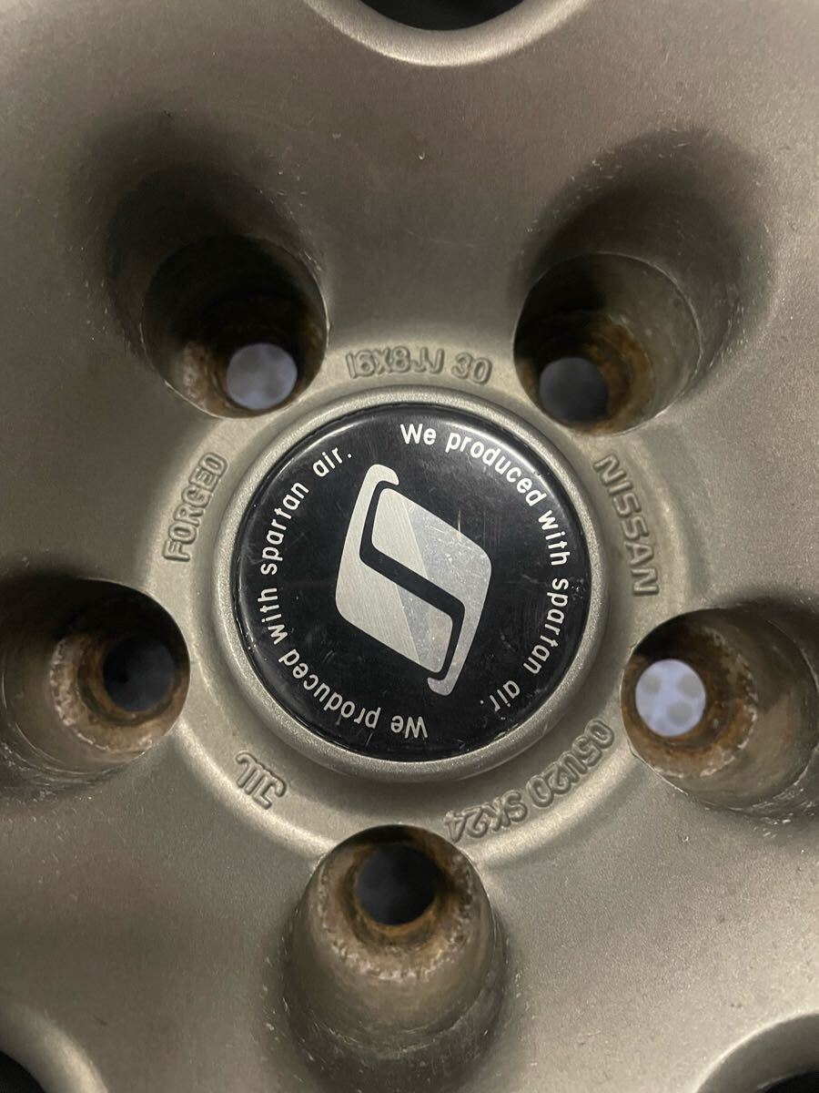 日産 スカイラインGTR R32 純正ホイール 2本 中古品 BNR32 16インチ8J+