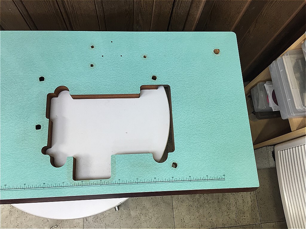 【送料無料】☆工業用ロック　ヤマトミシン Z361系用テーブル　天板　板のみ☆【送料無料】_3