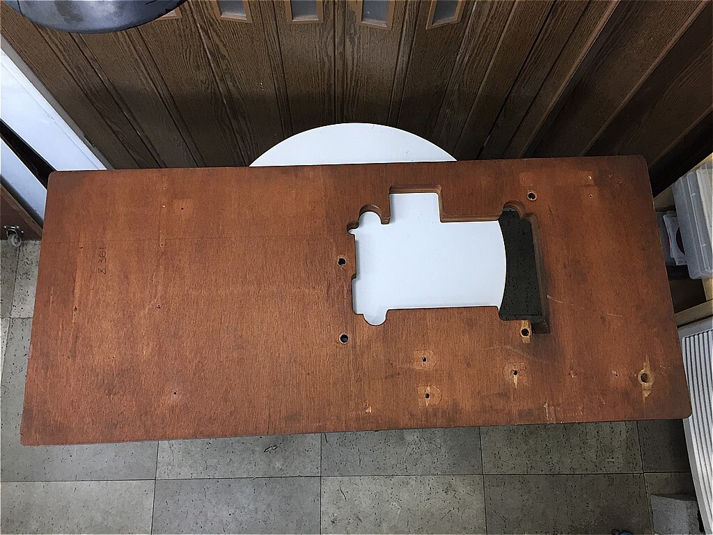 【送料無料】☆工業用ロック　ヤマトミシン Z361系用テーブル　天板　板のみ☆【送料無料】_7