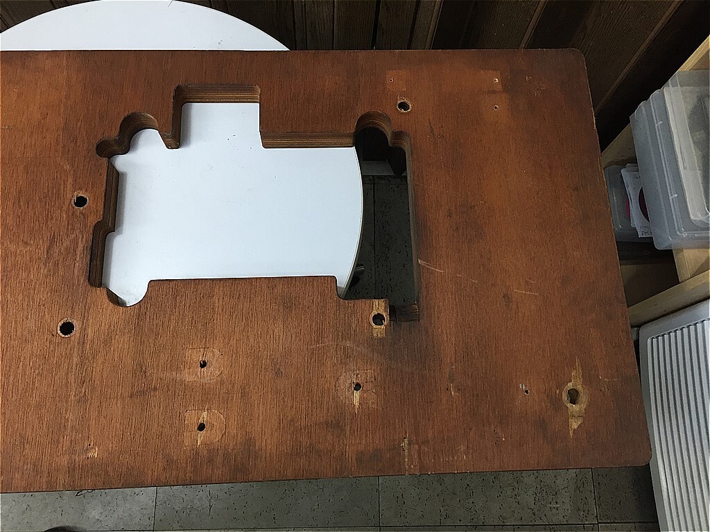 【送料無料】☆工業用ロック　ヤマトミシン Z361系用テーブル　天板　板のみ☆【送料無料】_9