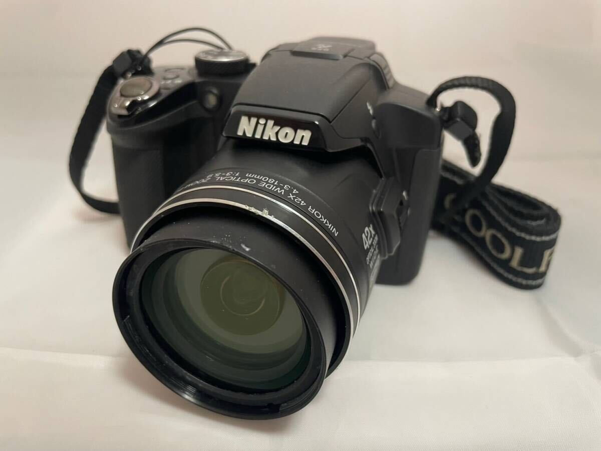 ☆実用品☆Nikon ニコン COOLPIX P510 ブラック【バッテリー充電器付き 
