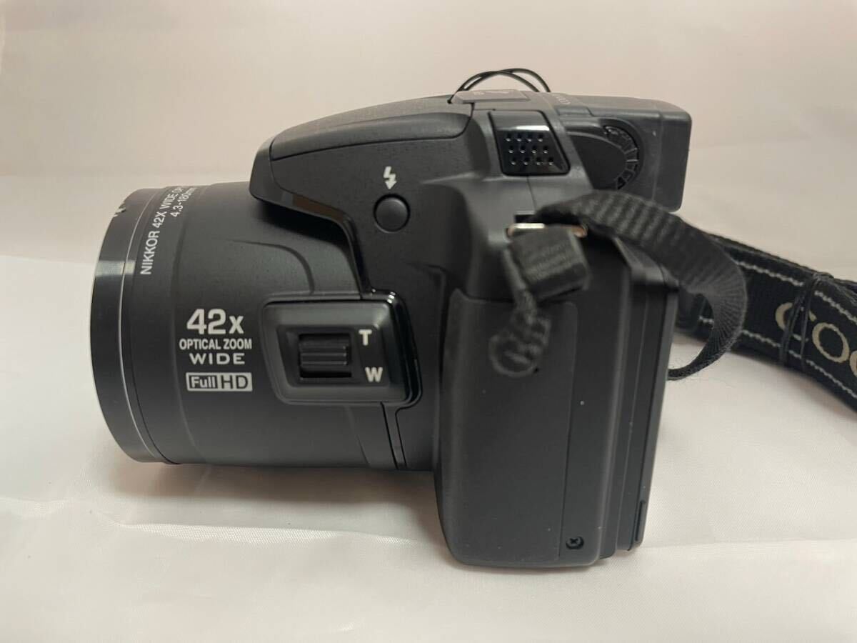 ☆実用品☆Nikon ニコン COOLPIX P510 ブラック【バッテリー充電器付き 