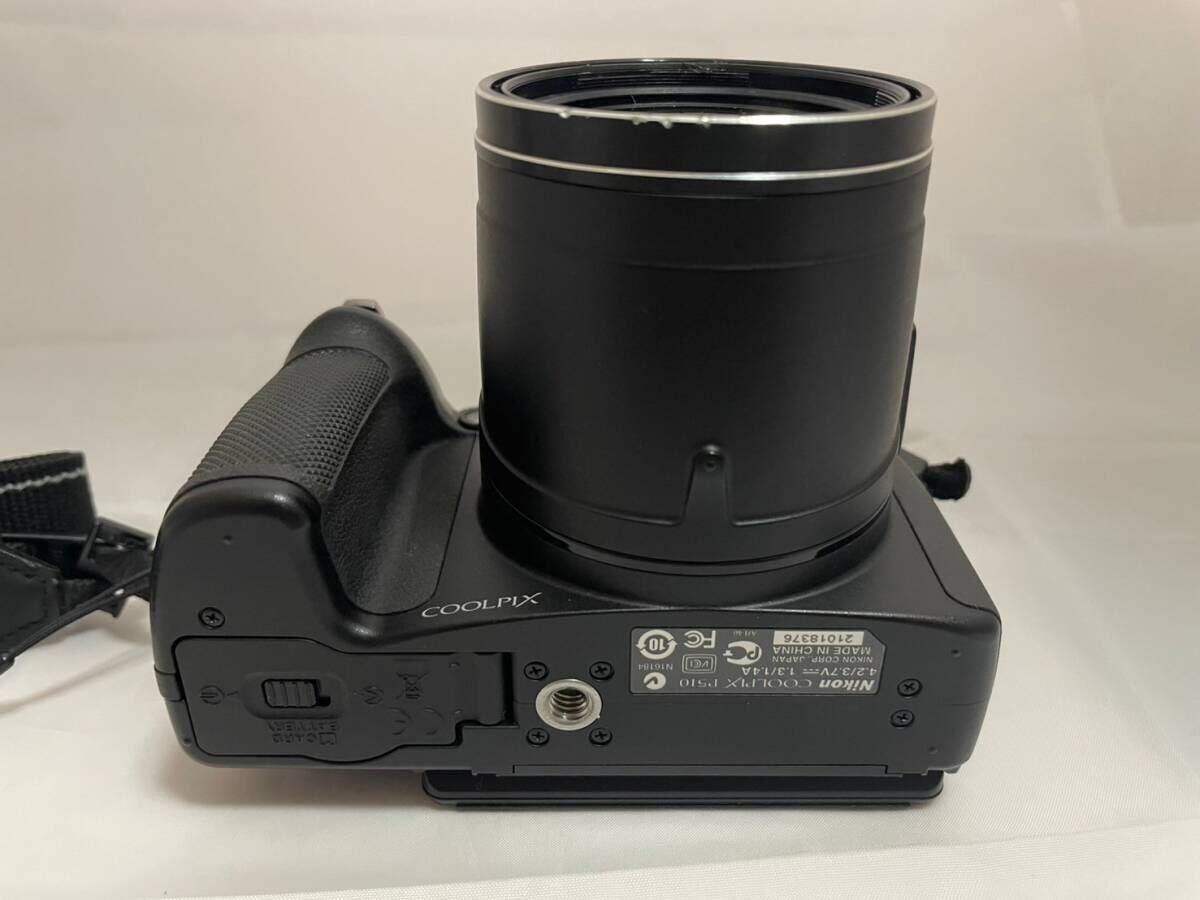☆実用品☆Nikon ニコン COOLPIX P510 ブラック【バッテリー充電器付き 
