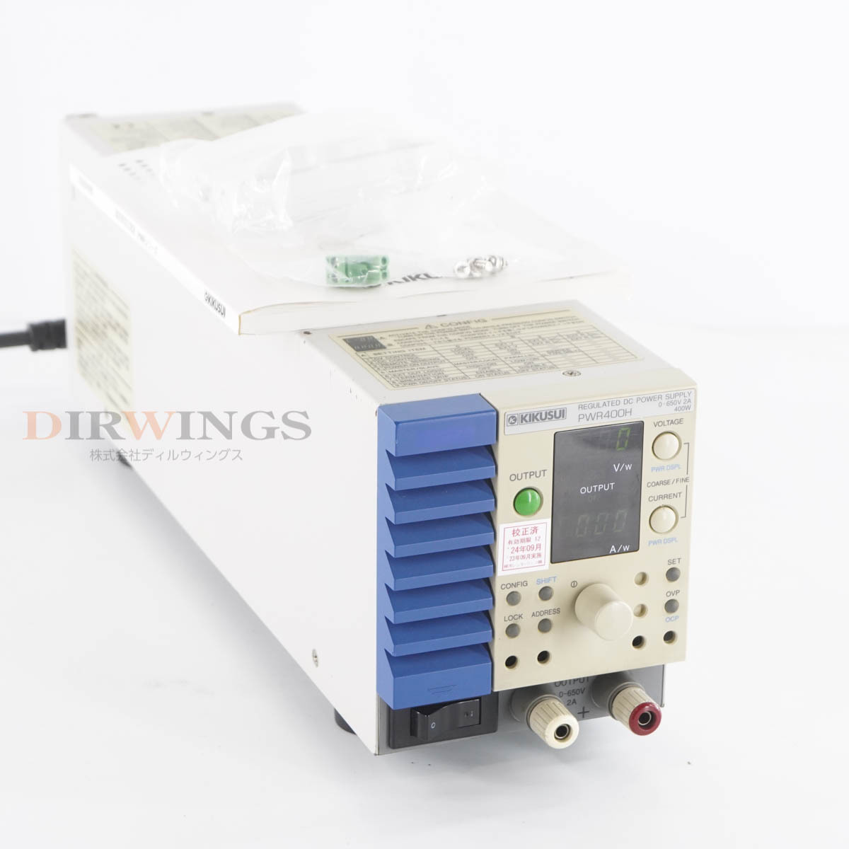JB] 保証なし PWR400H KIKUSUI 0-650V 2A 400W 菊水 REGULATED DC