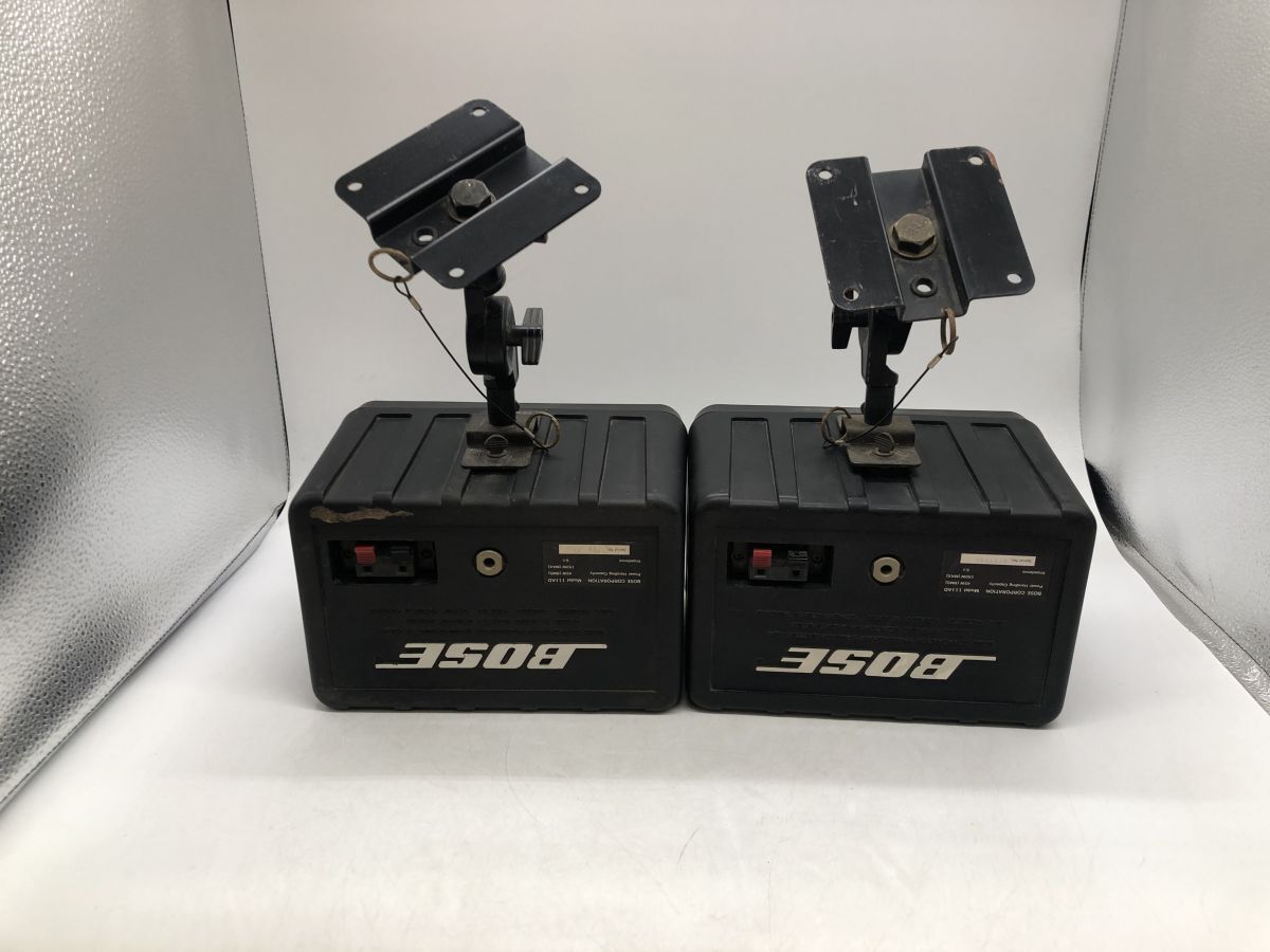 BOSE】 ボーズ ペアスピーカー 111AD 150W 6 ※マイナス端子接続不具合 