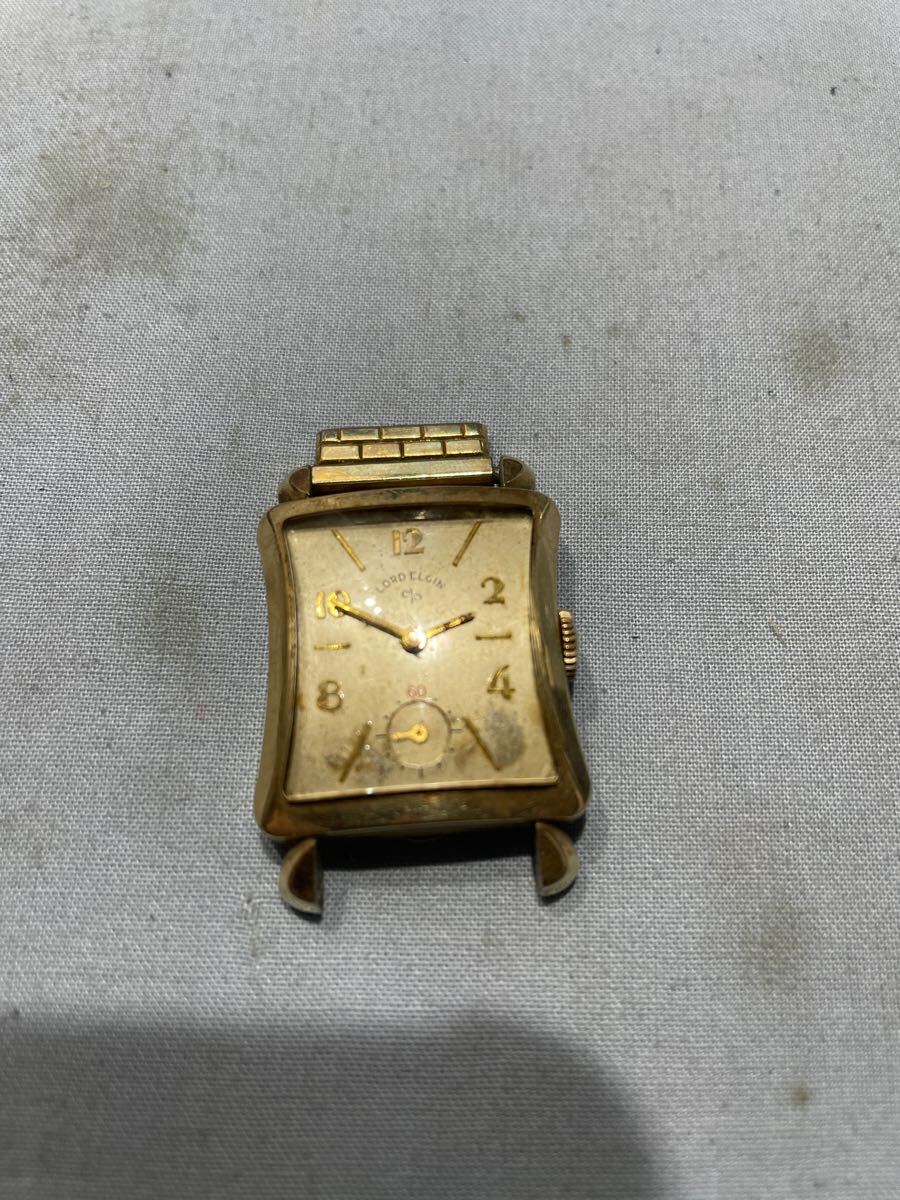 アンティーク】LOAD ELGIN ロードエルジン 14k金張り 手巻き時計