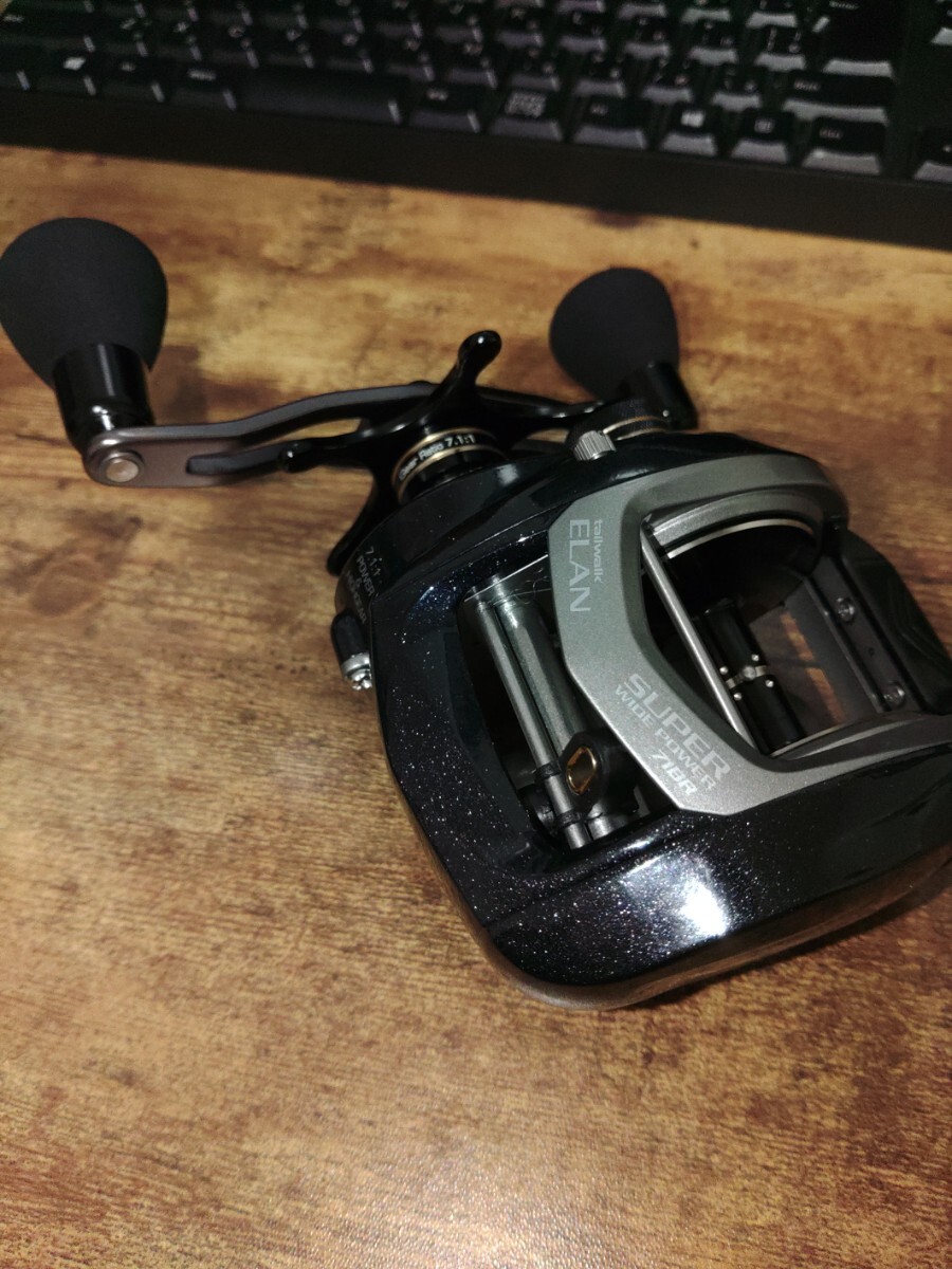 テイルウォーク エラン スーパーワイドパワー71BR 右巻き ベイトリール 右ハンドル_2