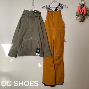 DCシューズ スノーボード　ウエア　セットアップ　ビブパンツ　ジャケット　レディースM