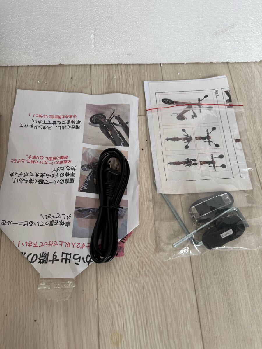 新品未使用　自動折りたたみフル電動バイク AK-1 PREMIUM グレイ&ブラック _6