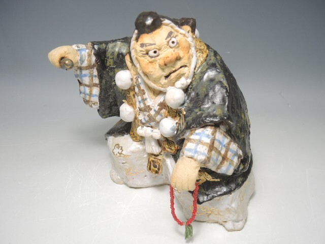 390/○ささきようこ 陶器人形 歌舞伎 日本人形 置物 飾り物 郷土玩具