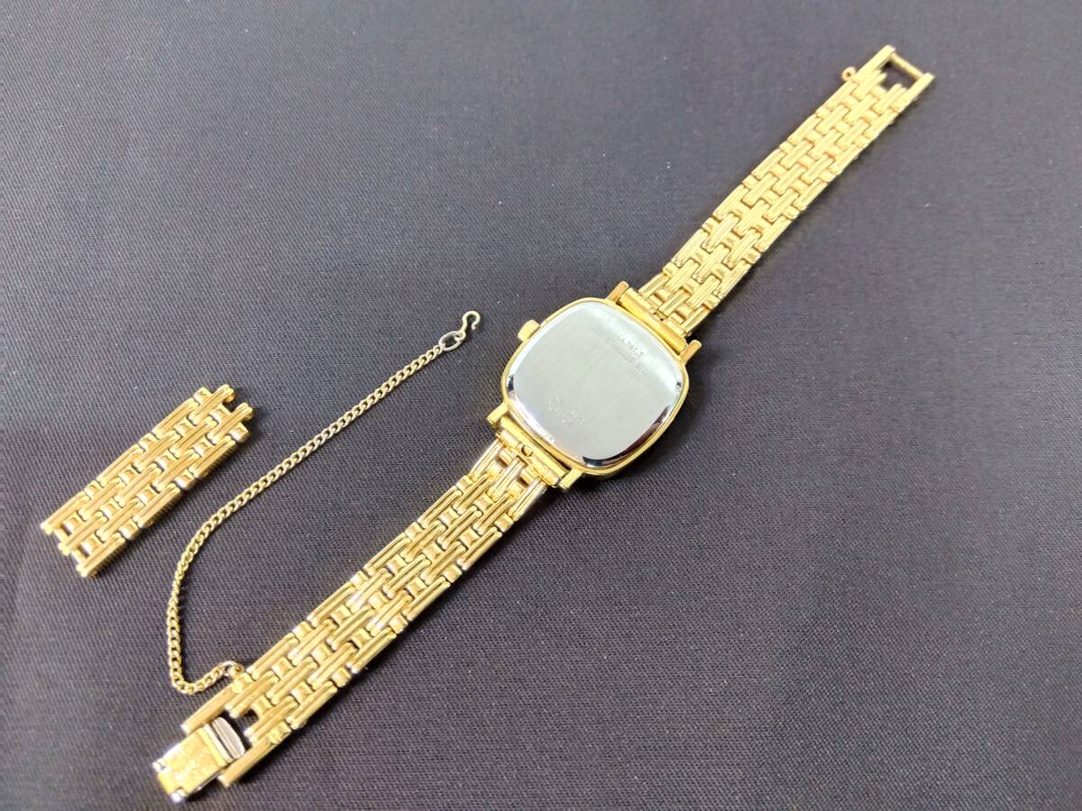 ☆美品　LONGINES SWISS ロンジン　レディースクォーツ腕時計　L4.261.2 可動品　コマ付_2