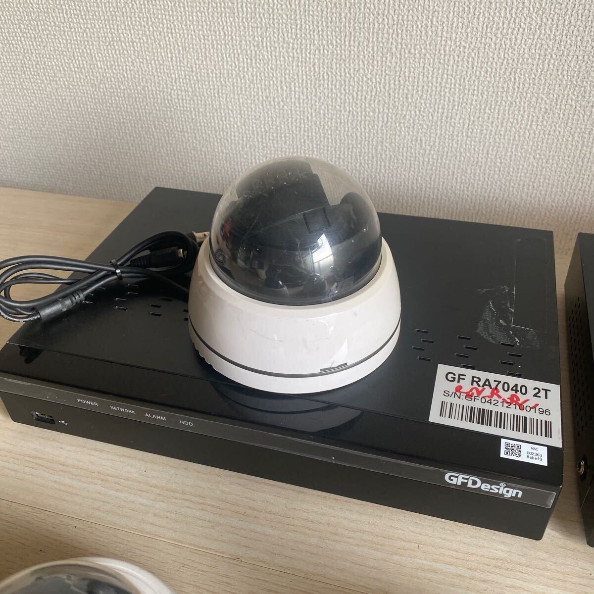 防犯カメラ　GFDesign レコーダー　GF RA7040 2T 2台/カメラ　GAHD-903R 3台/カメラ　型番不明1台　まとめてセット　中古品_3