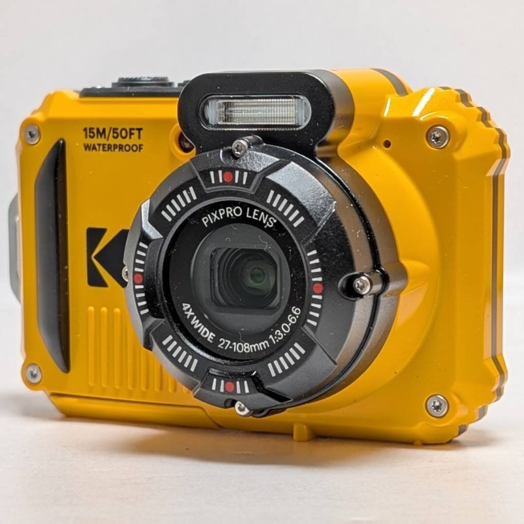 【KKB2750KY】KODAK コダック PIXPRO WPZ2 イエロー 防水 防塵 耐衝撃 デジタルカメラ 箱・付属品・説明書有 ※通電確認済み 動作確認不可_2