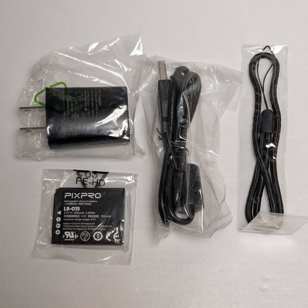 【KKB2750KY】KODAK コダック PIXPRO WPZ2 イエロー 防水 防塵 耐衝撃 デジタルカメラ 箱・付属品・説明書有 ※通電確認済み 動作確認不可_9