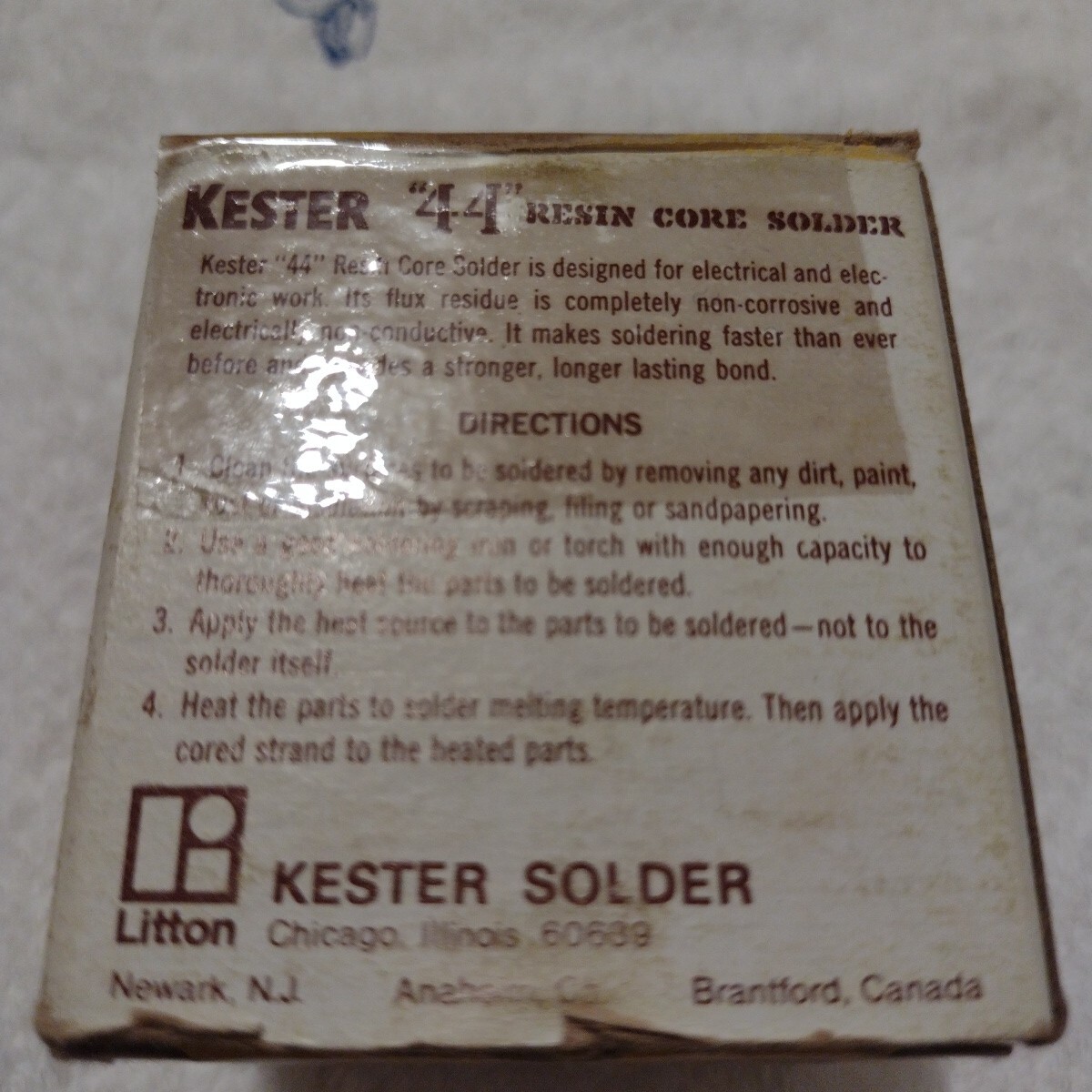 KESTER44 ビンテージハンダ 約400g_4