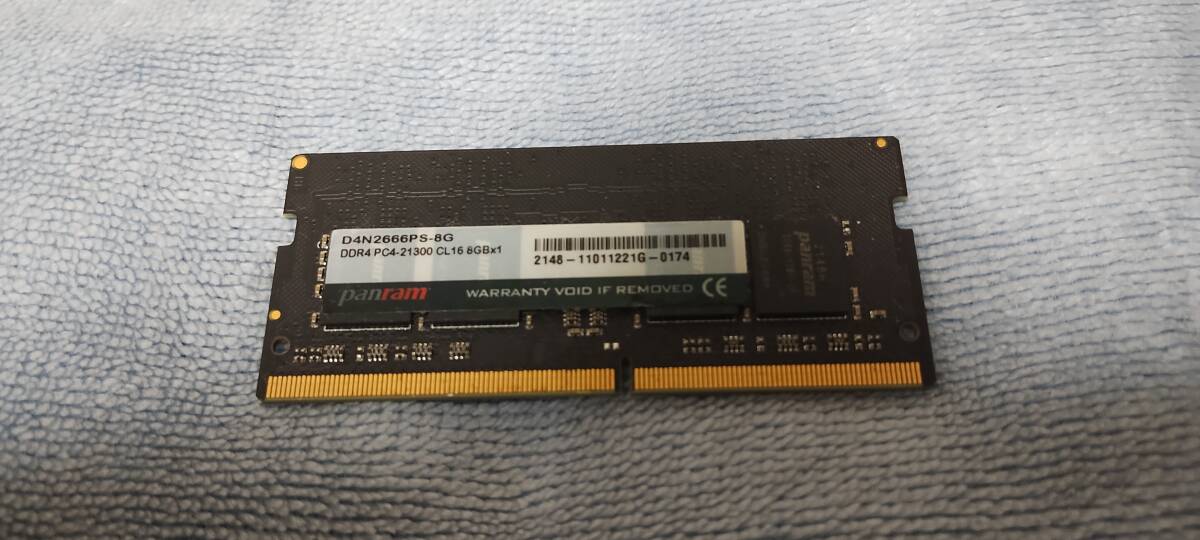 【中古ジャンク】【送料無料】CFD Panram D4N2666PS-8G DDR4 PC4-21300 8GBx1_1