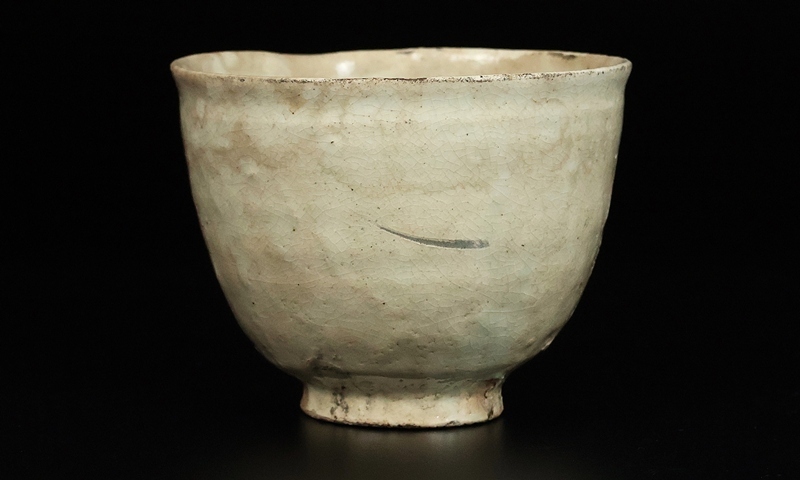 小林東五 】最上位作 粉引茶碗 共箱 保証(茶碗)｜売買された