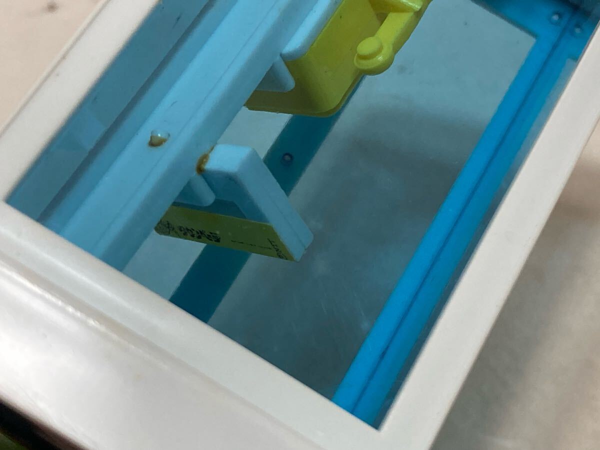 管理1347 当時物 テレホンボックス 貯金箱 公衆 電話ボックス 日本電信電話公社 ミニチュア 模型 フィギュア 昭和 レトロ インテリア_6