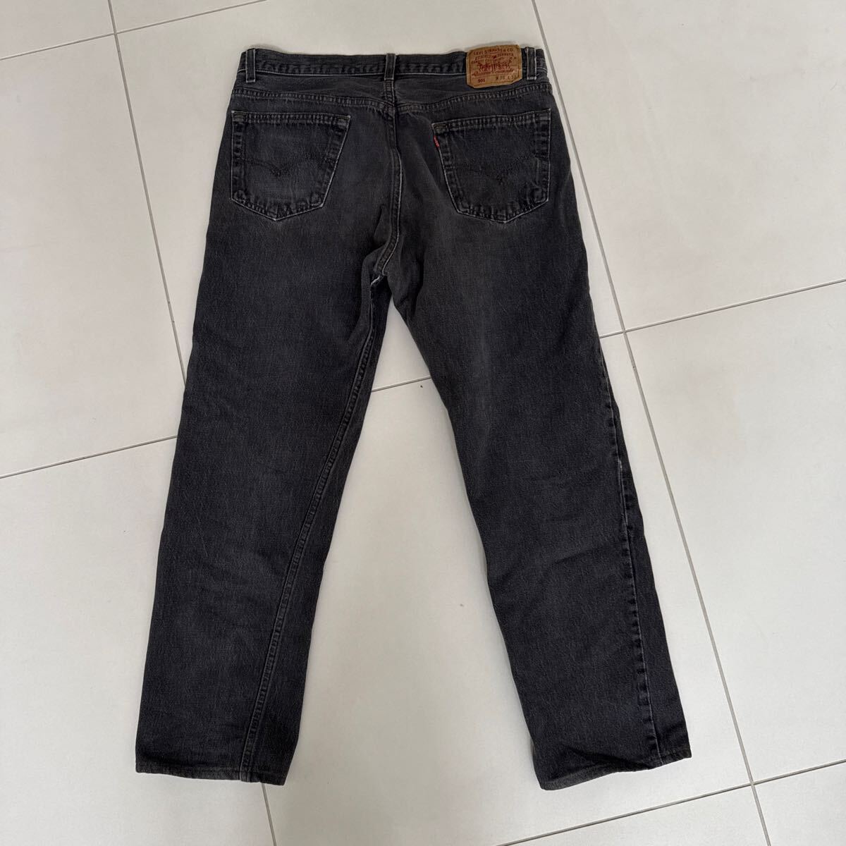 USA製 Levi's 501 先染め ブラック ジーンズ W36 90s デニム