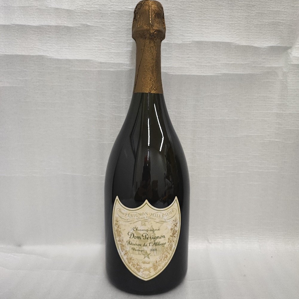 ○ 未開栓 2003年 Dom Perignon Reserve De L'Abbaye GOLD 750ml 12.5