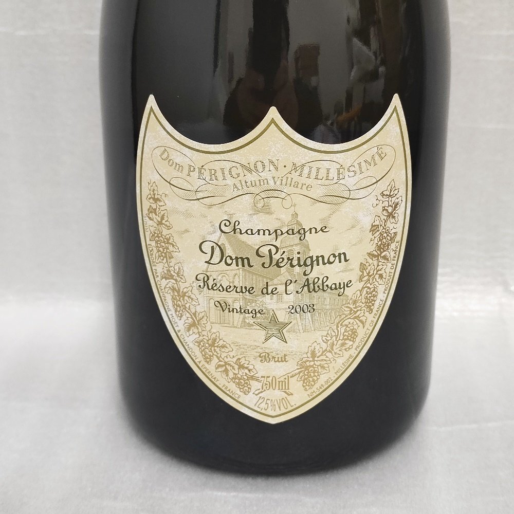 ○ 未開栓 2003年 Dom Perignon Reserve De L'Abbaye GOLD 750ml 12.5