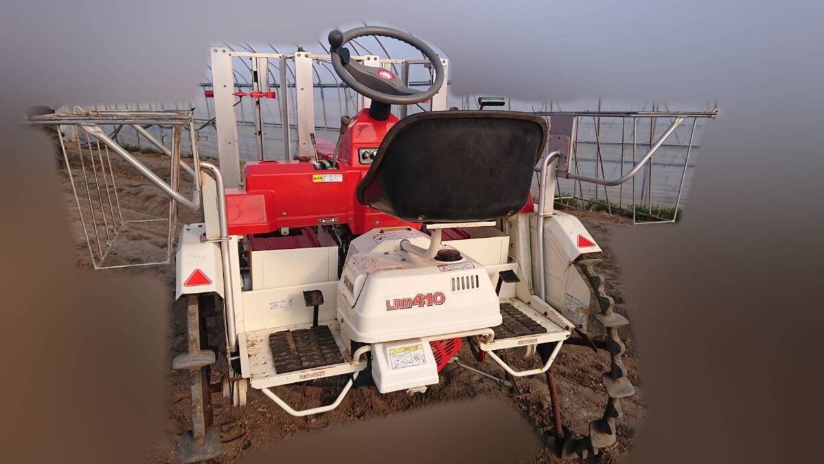 ☆乗用田植え機械☆みのる☆4条植え☆ＬＲＭ-410☆ロータリー☆セル付き☆3輪駆動☆ガソリンエンジン☆セル一発始動☆出品します☆_3