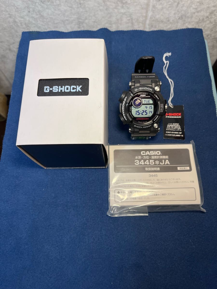 CASIO G-SHOCK FROGMAN GWF-D1000-1JF ブラック 元箱無し 美品_10