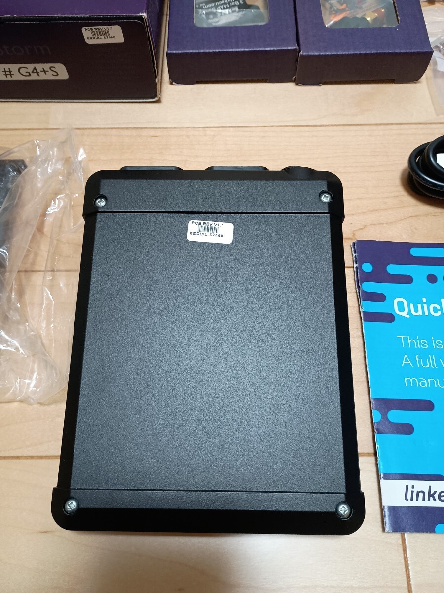 送料無料・未使用品】LINK G4＋ STORM フルコン MAP・給気温センサー ブーストコントローラーセット JZX100 1JZ_3