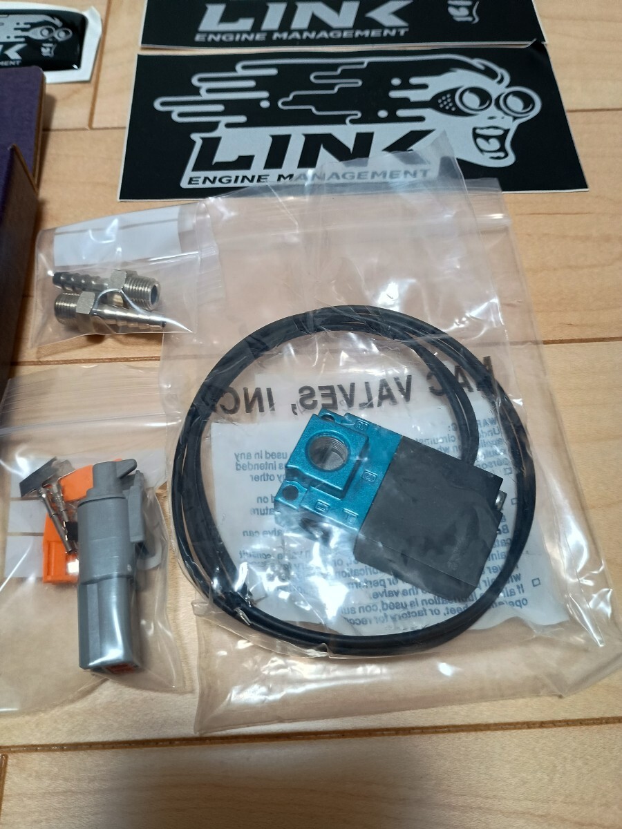 送料無料・未使用品】LINK G4＋ STORM フルコン MAP・給気温センサー ブーストコントローラーセット JZX100 1JZ_6