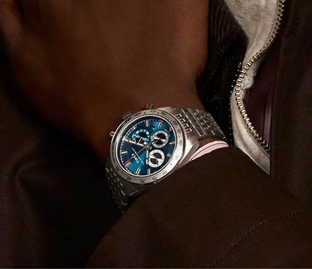 未使用 新作 タイメックス TIMEX ウォーターベリートラディショナル クロノグラフ TW2Y18500 ブルー クォーツ 付属品完備　 腕時計_8