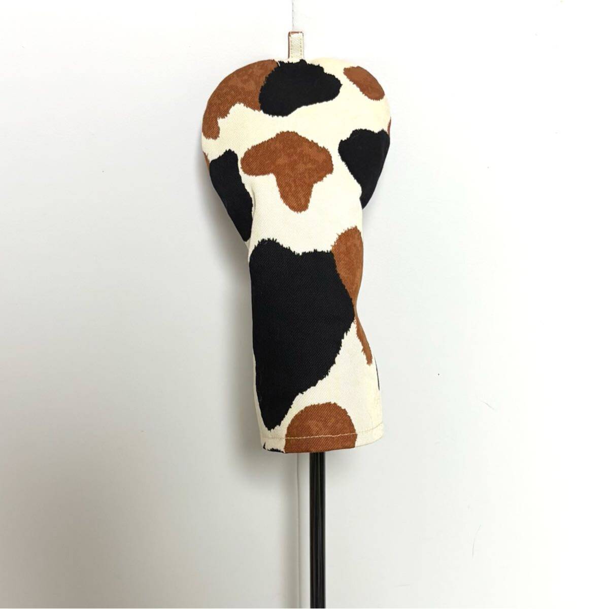 ユーティリティ ヘッドカバー ゴルフ ハンドメイド ゴルフアクセサリー 三毛猫柄_4