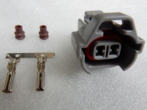 SARD純正 楕円インジェクター 用 カプラー(コネクター)＆端子セット 1本分 補修DIY変換DE
