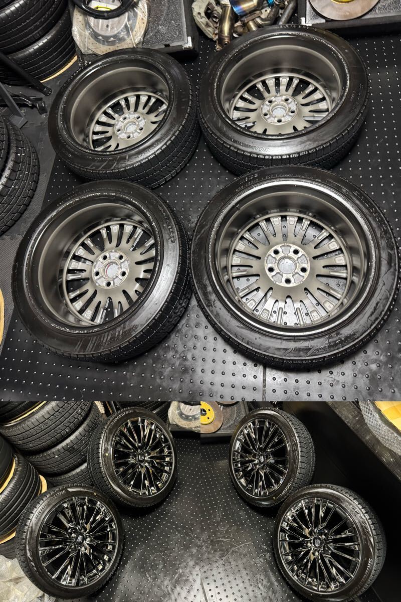 トヨタ クラウン 220 Gエグゼクティブ 純正 スパッタリング 18×8J 45