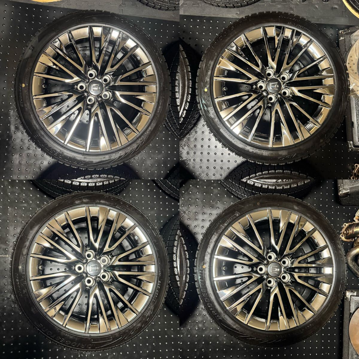 220クラウン 前期Gエグゼクティブ スパッタリングホイール 225/45R18 トヨタ クラウン 220 Gエグゼクティブ 純正 スパッタリング 18×8J 45