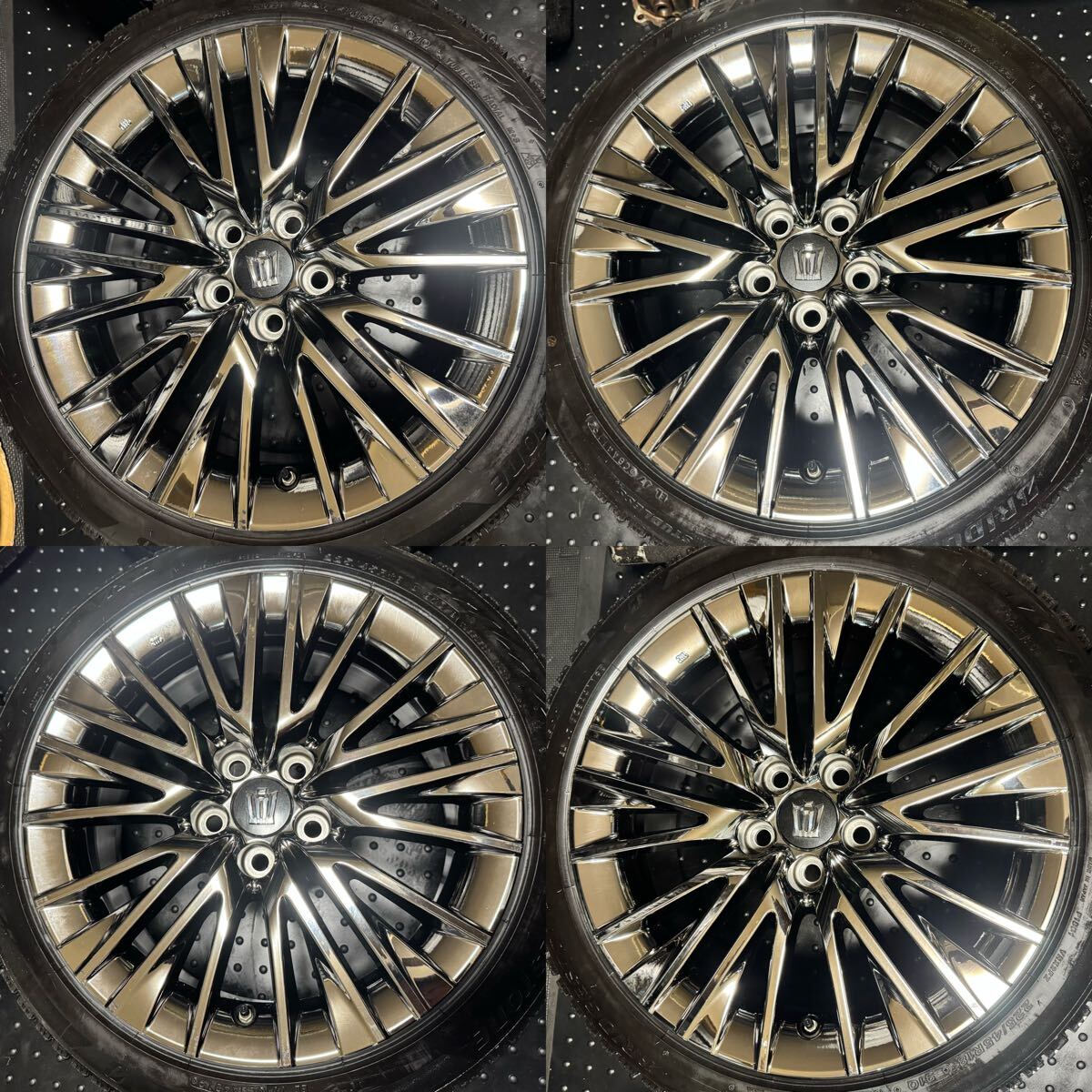 トヨタ クラウン 220 Gエグゼクティブ 純正 スパッタリング 18×8J 45