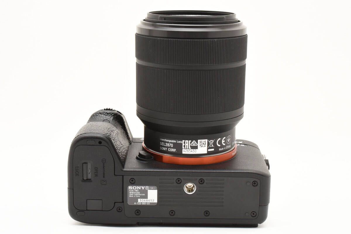 【美品　S数6,685回！】ソニー SONY α7 III ズームレンズキット FE 28-70mm F3.5-5.6 ILCE-7M3K α7III キット_7