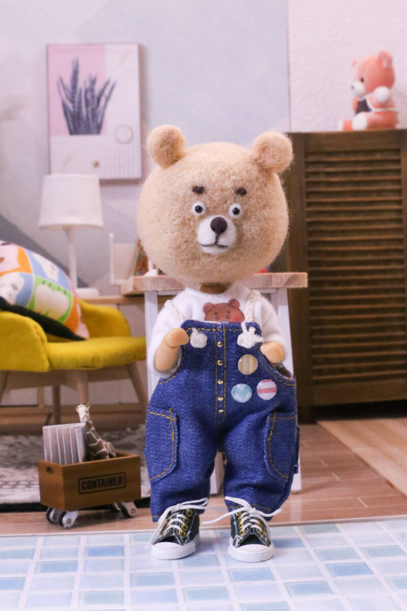 ☆あのに堂☆羊毛フェルト♪はじめまして、きょむたんです。(ねんどろいどどーる素体cinnamon肌）_1