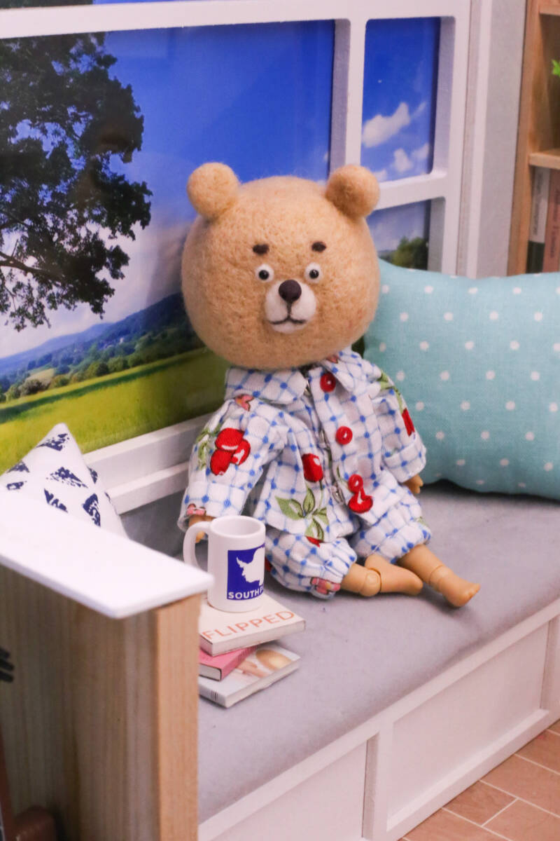 ☆あのに堂☆羊毛フェルト♪はじめまして、きょむたんです。(ねんどろいどどーる素体cinnamon肌）_7