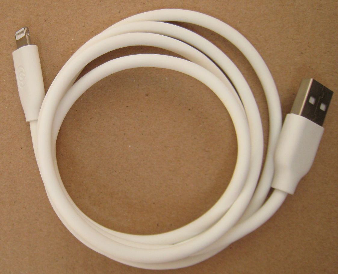 Goppa Lighteningケーブル, USB type A - Lightening, GP-ALS1000CM/W, Apple正規認定品_1