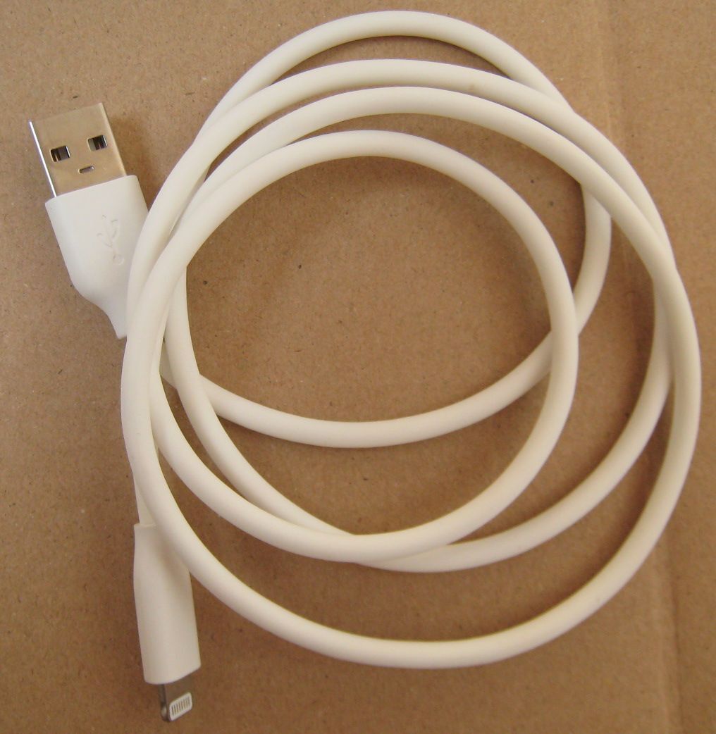 Goppa Lighteningケーブル, USB type A - Lightening, GP-ALS1000CM/W, Apple正規認定品_2